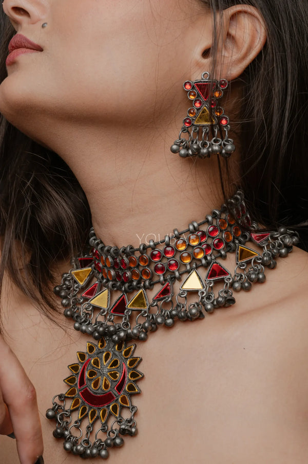 Afshaneh Neckpiece Set
