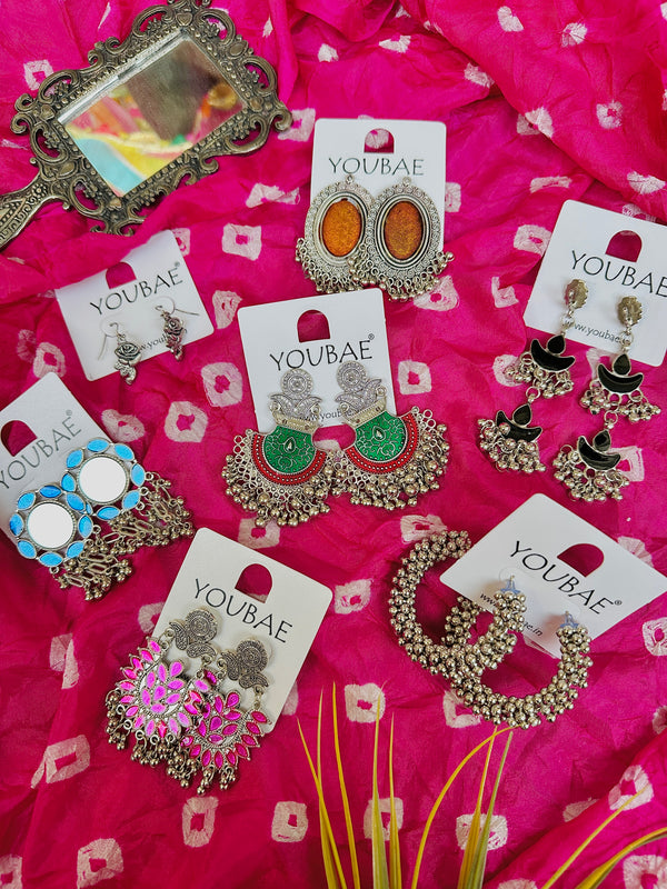 Seven Shades of Shine (Combo of 7 Jhumkas)