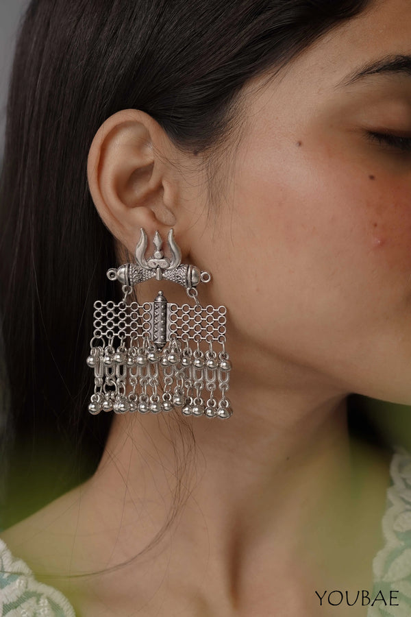 Trishul Jhallar Earrings