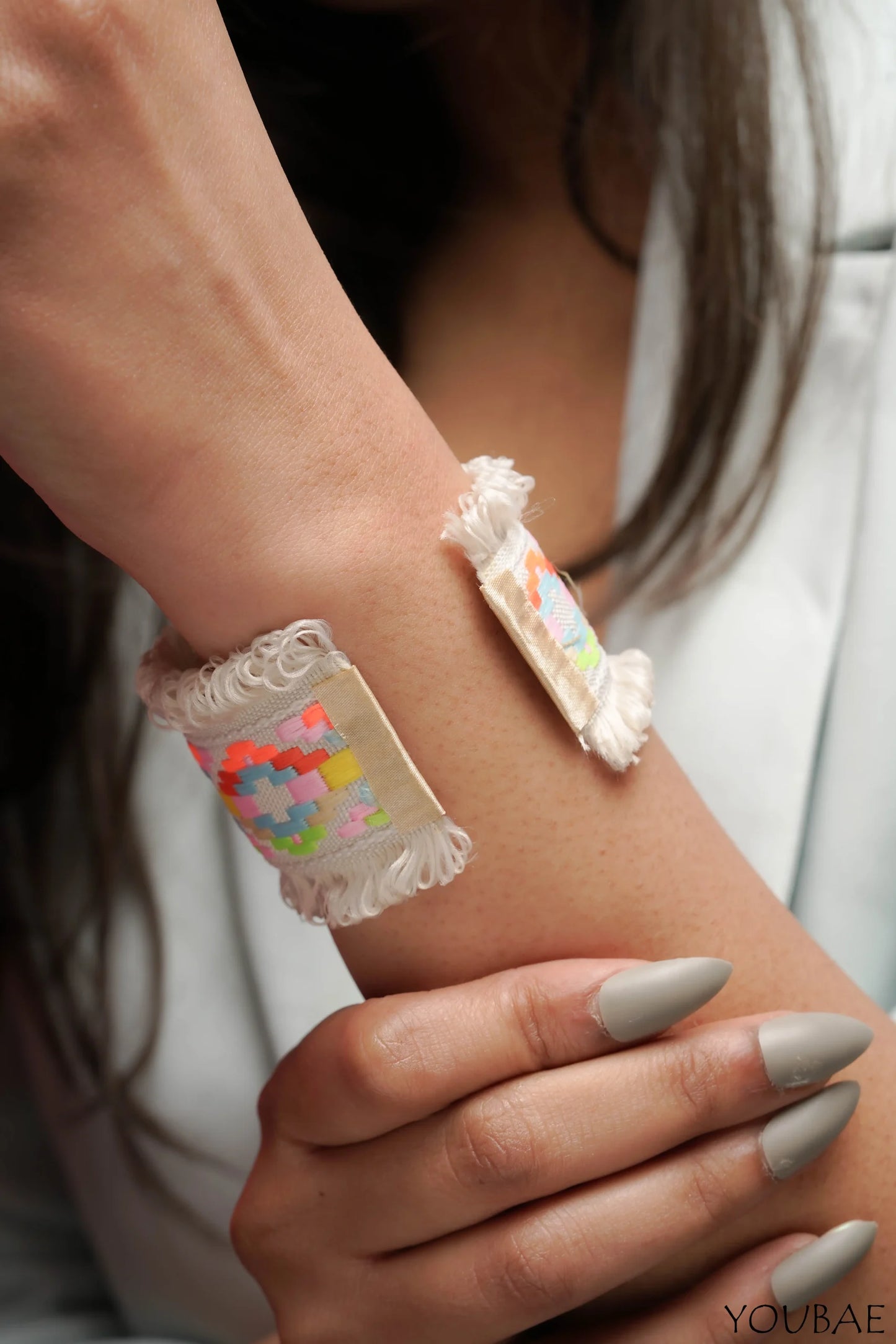 Liya Hand Embroidery Bracelet - Single