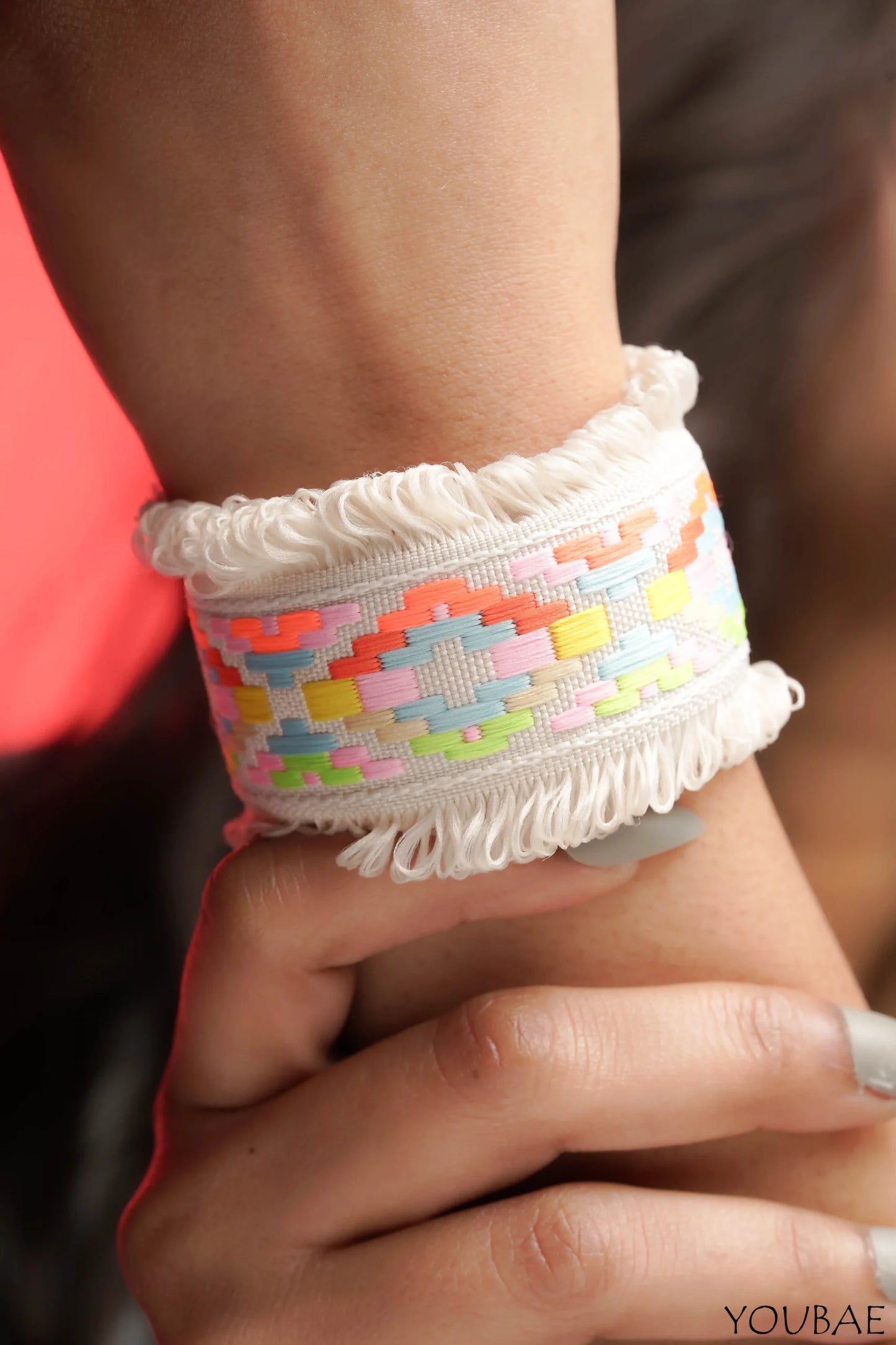 Liya Hand Embroidery Bracelet - Single