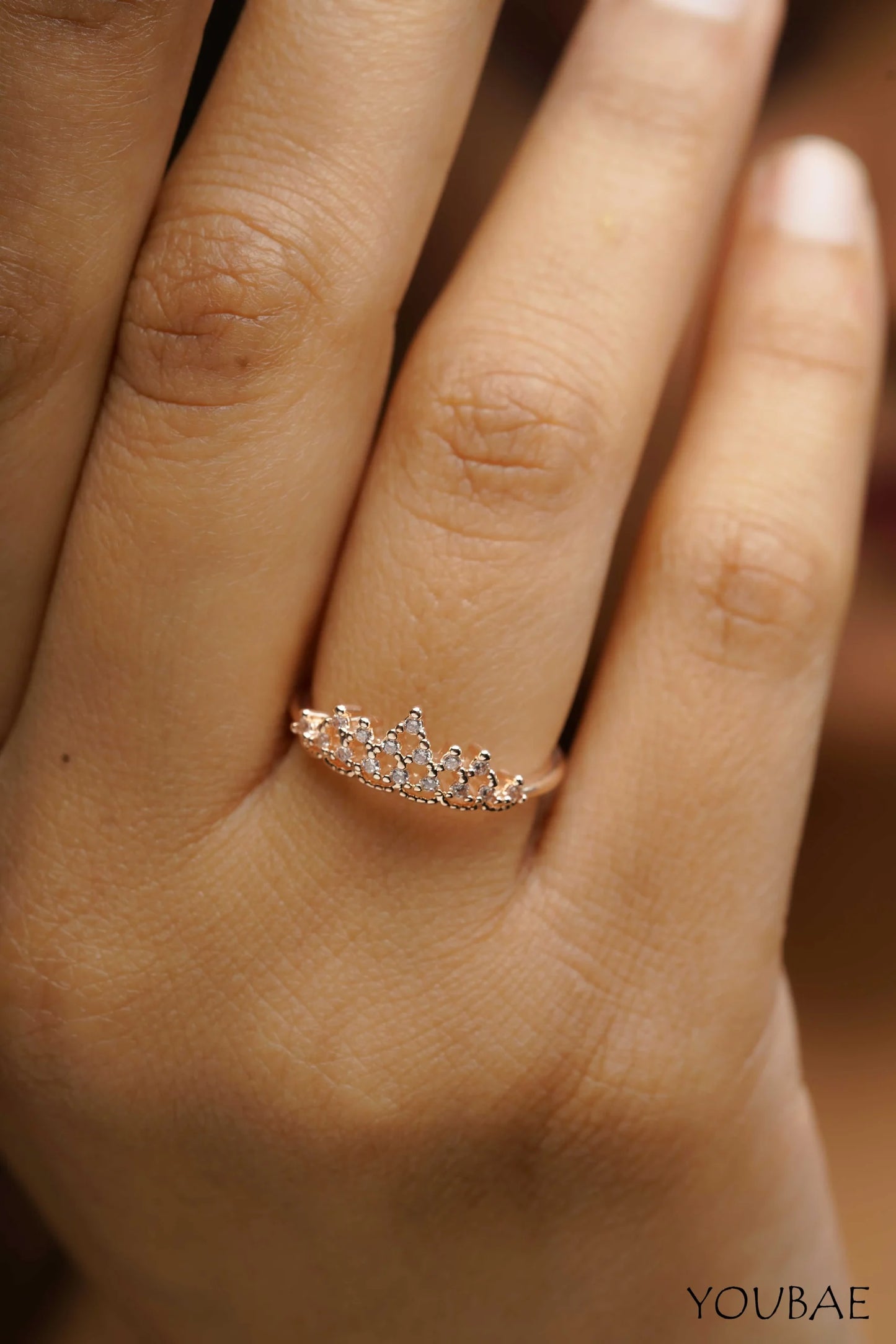 Leona Anti Tarnish Ring-Rose Gold
