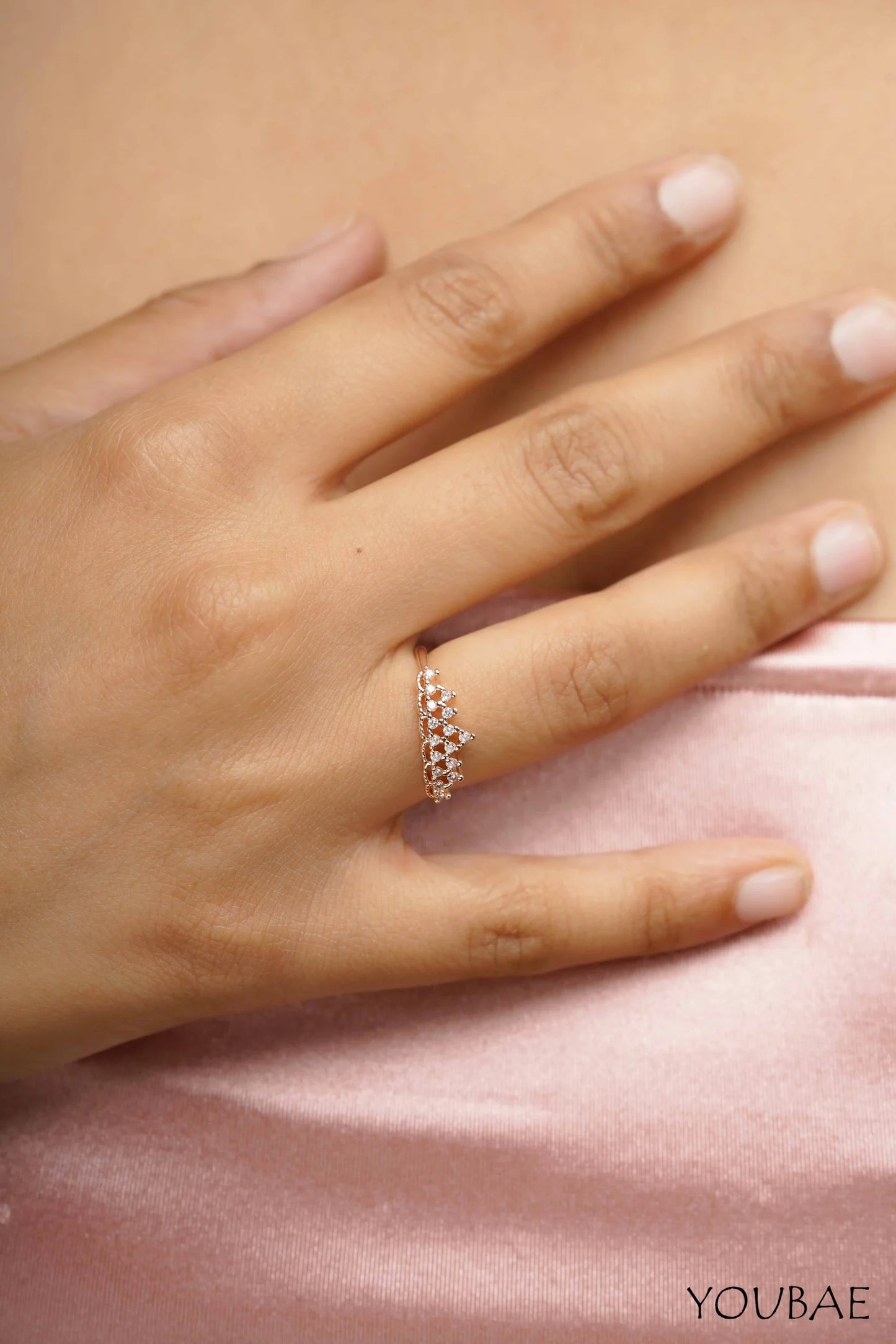 Leona Anti Tarnish Ring-Rose Gold