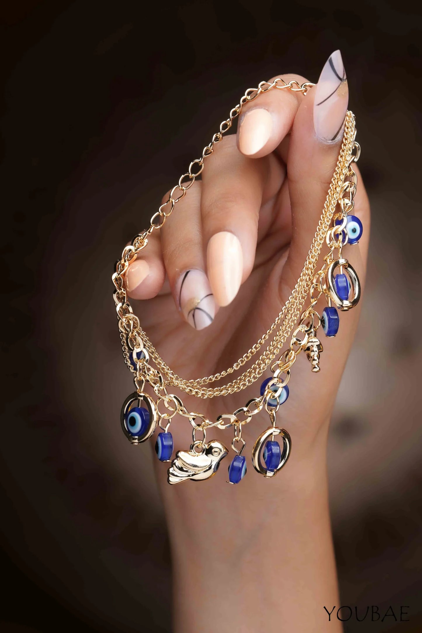 Fiona Evil Eye Layered Bracelet