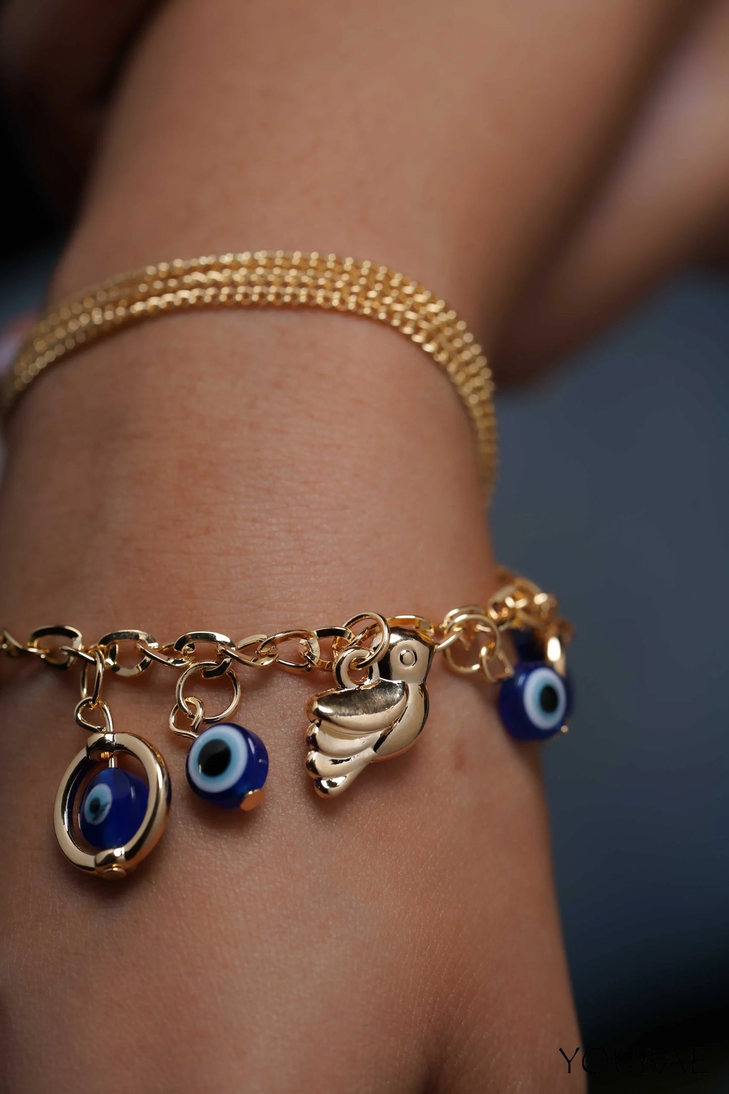 Fiona Evil Eye Layered Bracelet