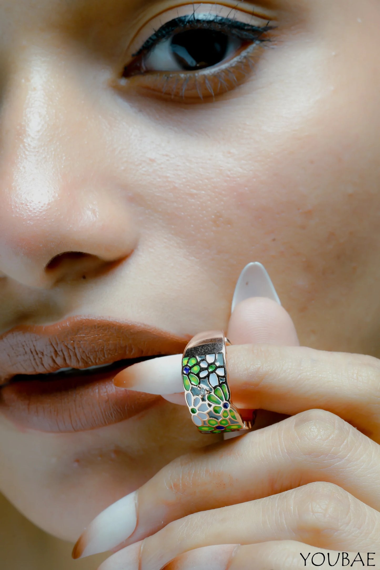 Flora Stainless Steel Adjustable Ring