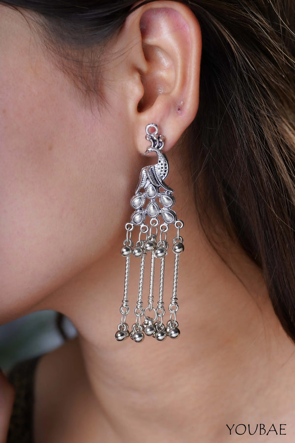 Mayur Jhallar Drop Earrings