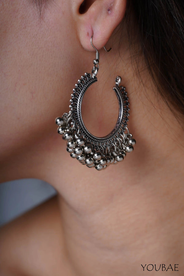 Aadi Silver Statement Jhumki