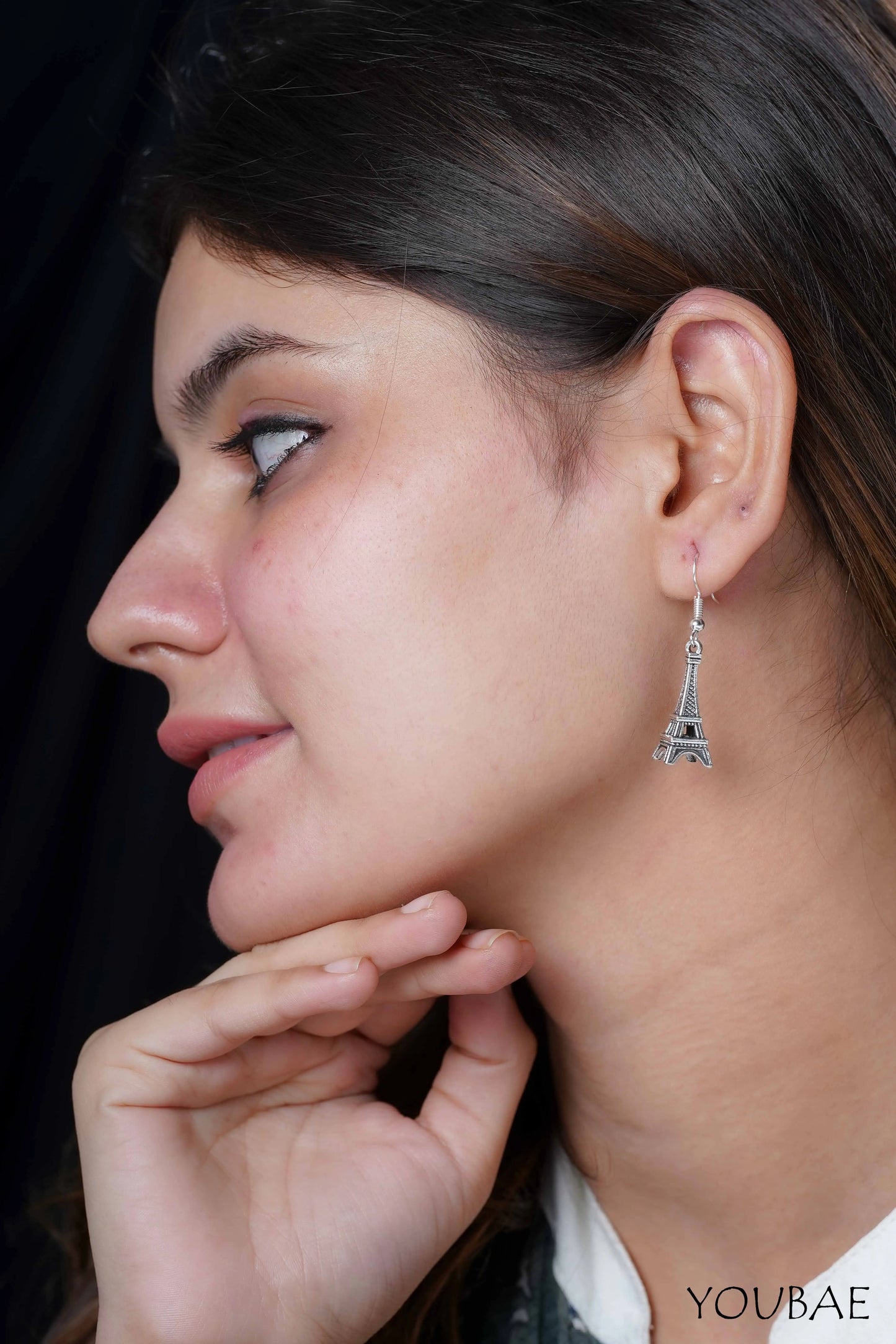 Eiffel Tower Drop Earrings