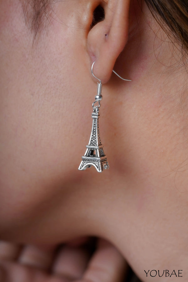 Eiffel Tower Drop Earrings