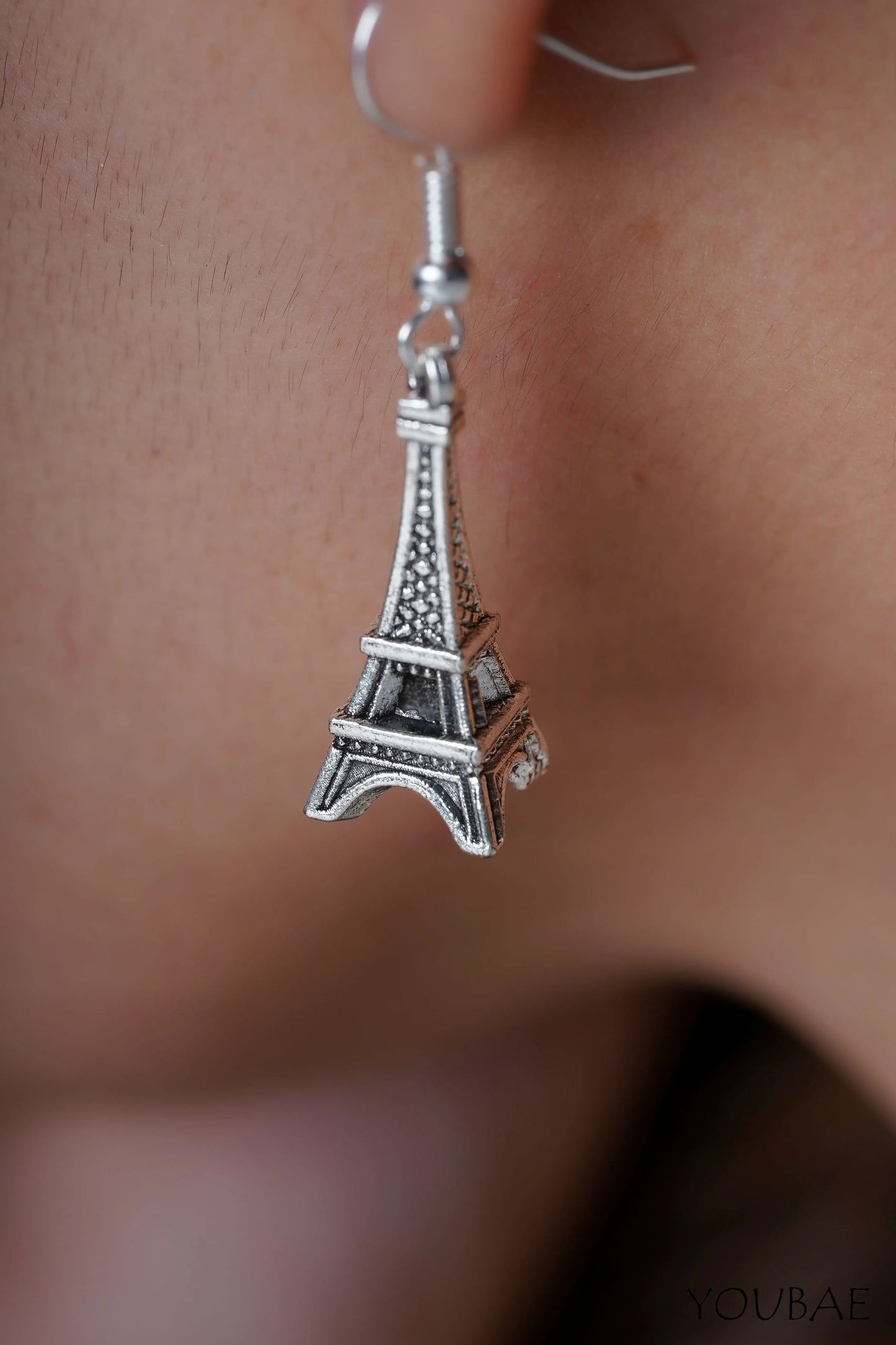 Eiffel Tower Drop Earrings