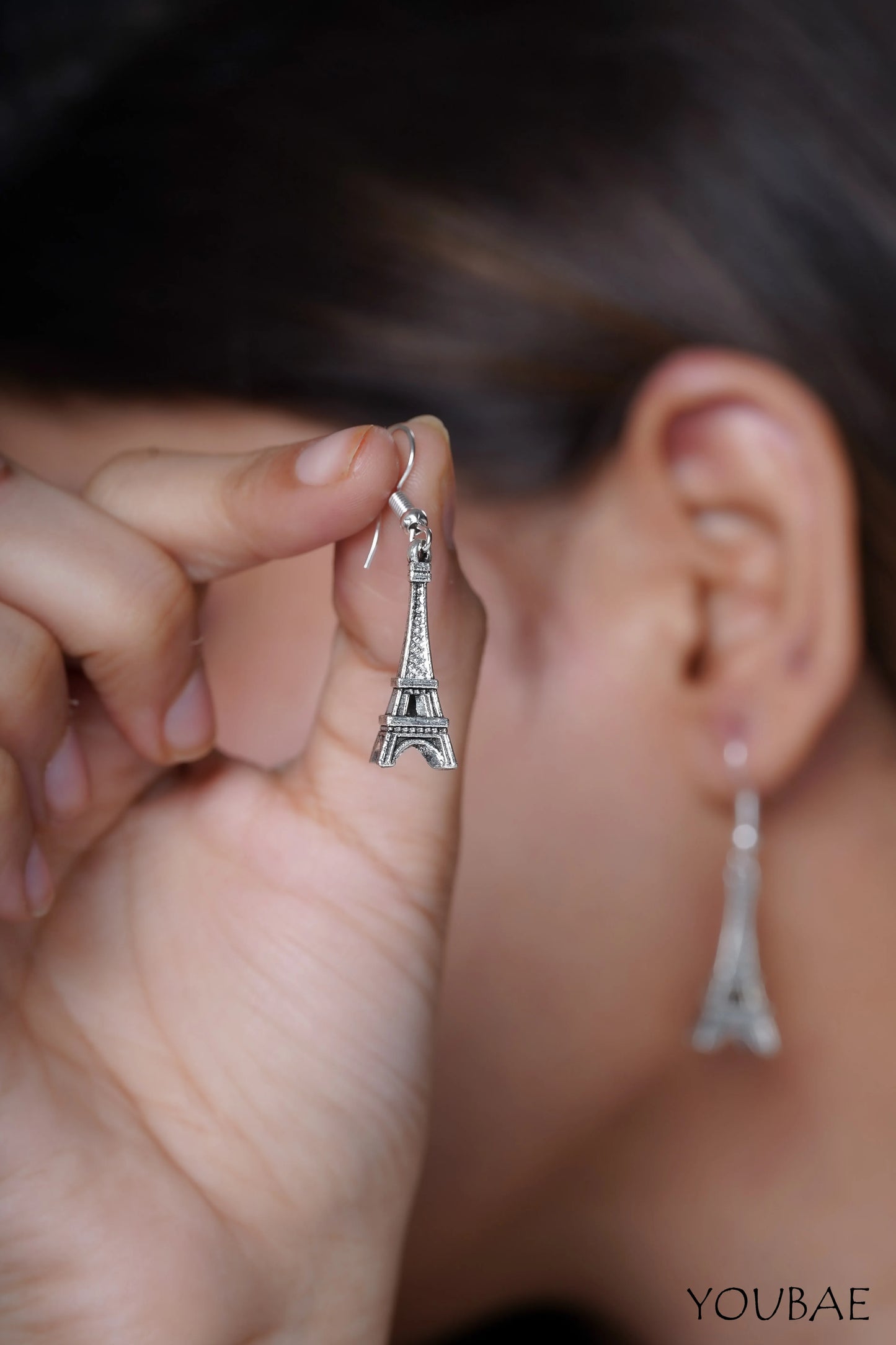 Eiffel Tower Drop Earrings