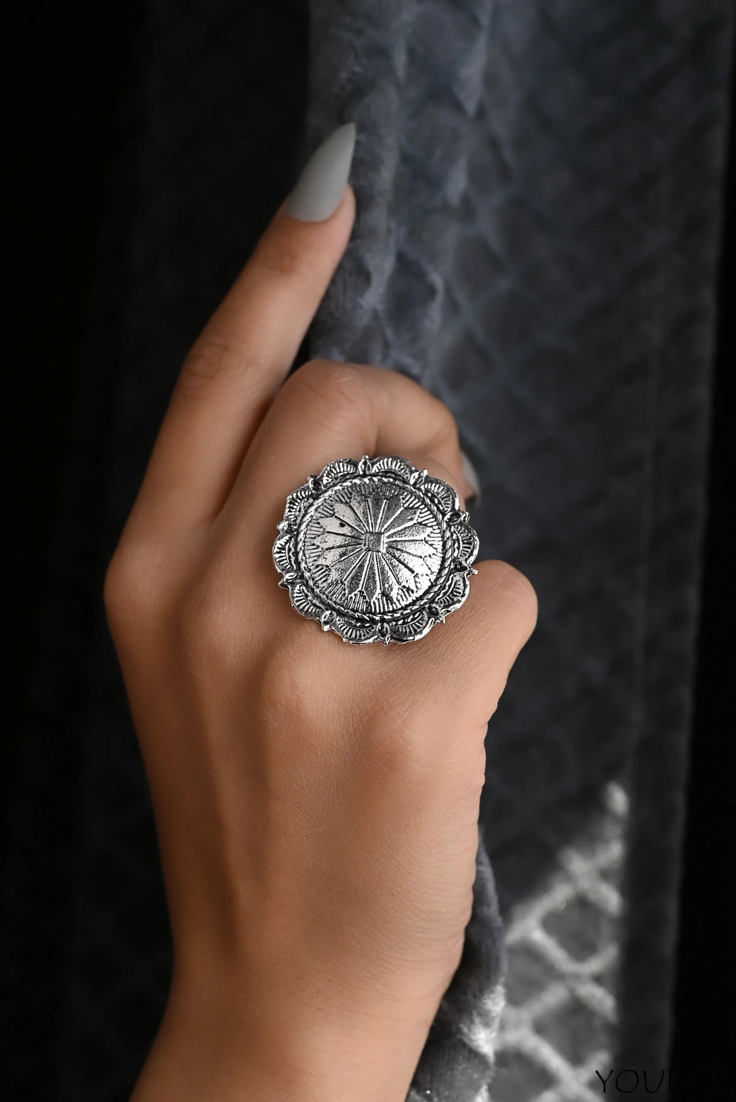 Jameela Oxidised Ring