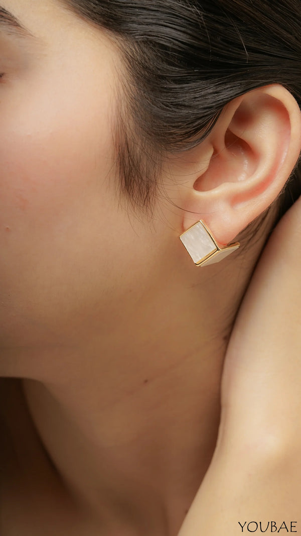 Dice Stud Earrings