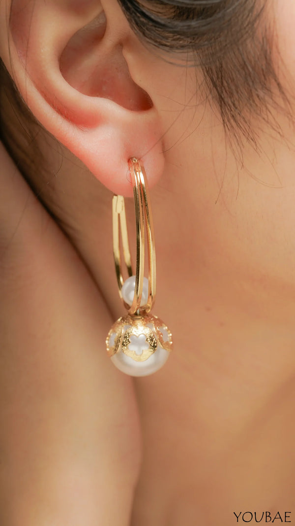 Five in One Dainty Pearl Hoop
