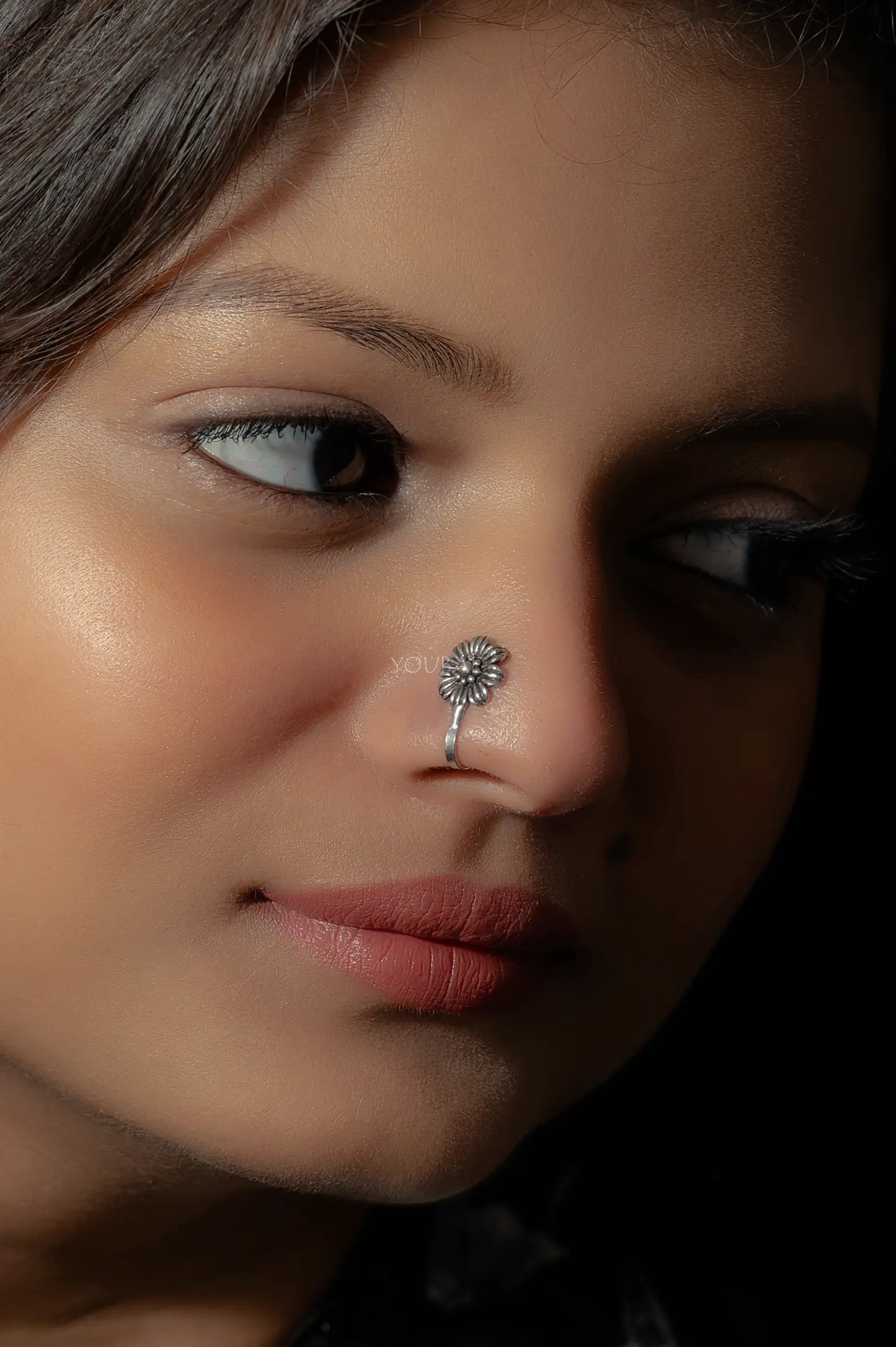 Zarina German Silver Nath