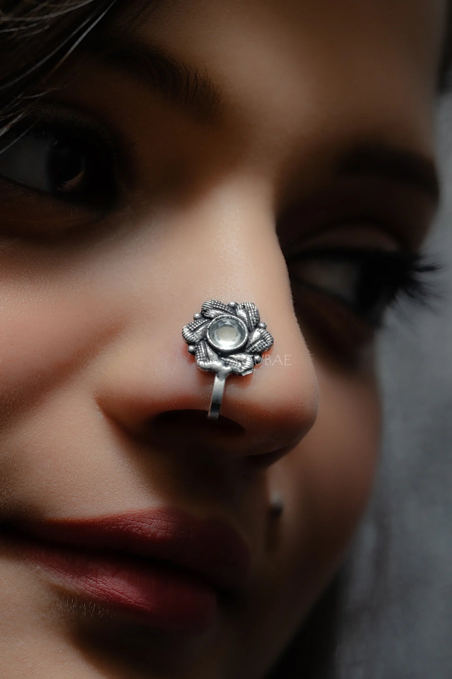 Nagina German Silver Nath
