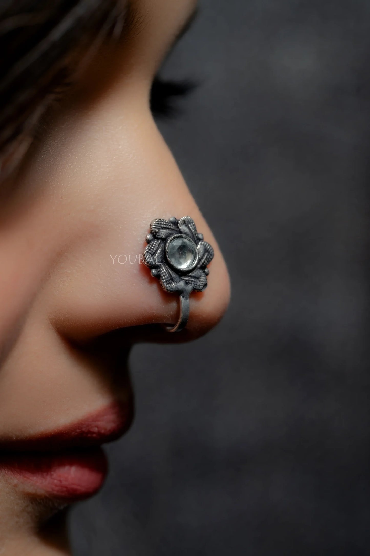 Nagina German Silver Nath