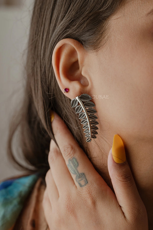 Leaf Drop Earrings