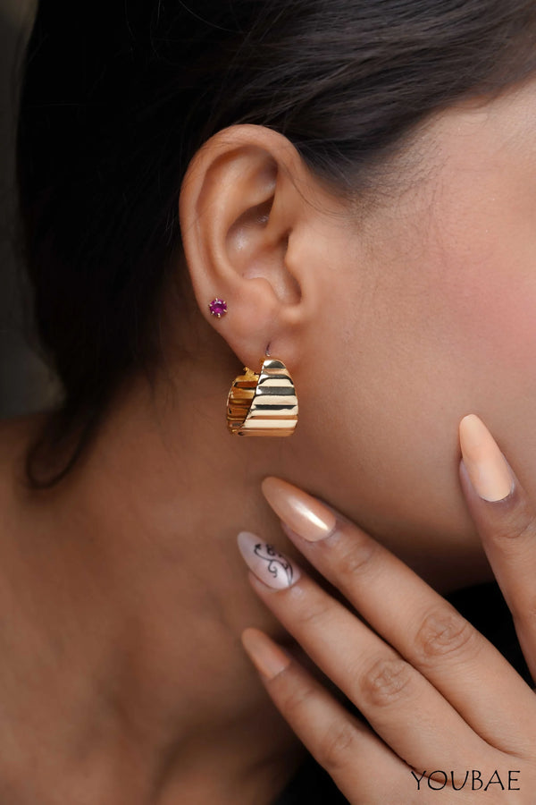 Lily Chunky Hoops