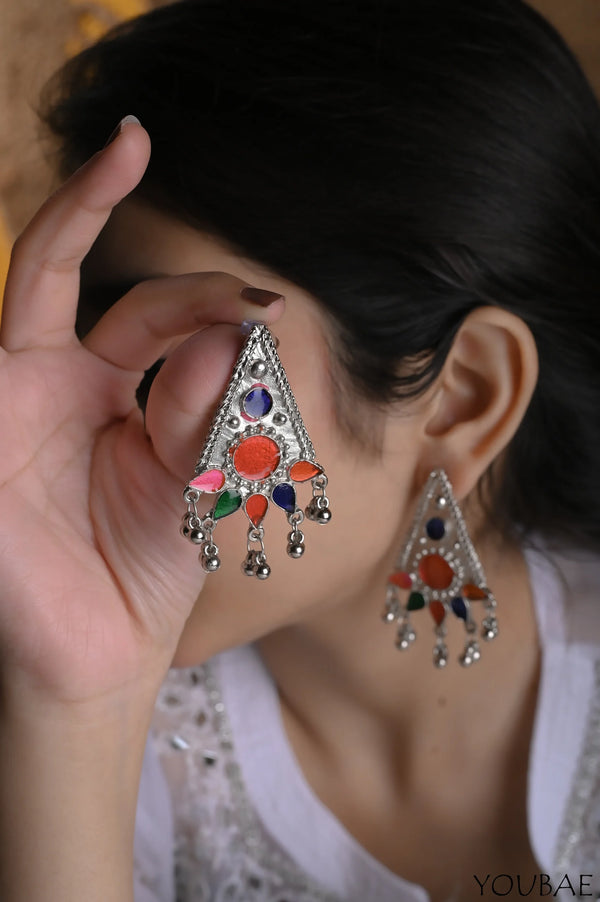 Rangeela Triangle Studs