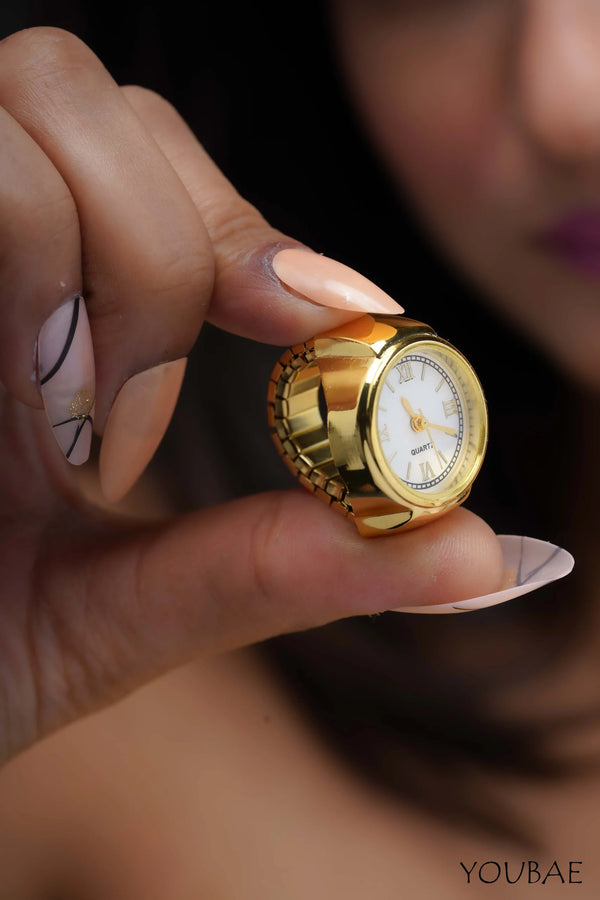 Trending Watch Rings-Gold
