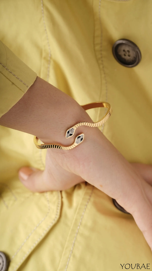 Twisted Cobra Anti Tarnish Bracelet