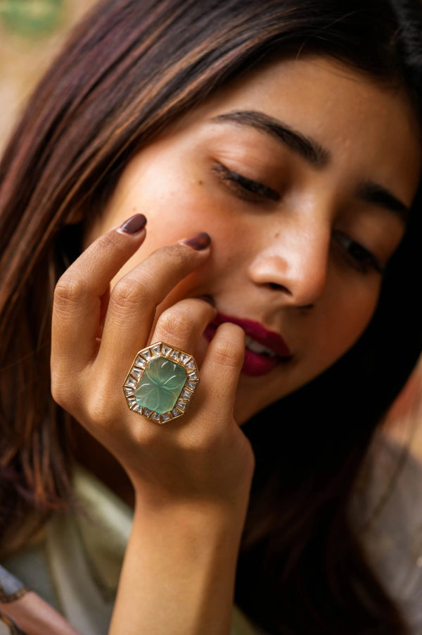 Jeia Gold Plated Fusion Adjustable Ring