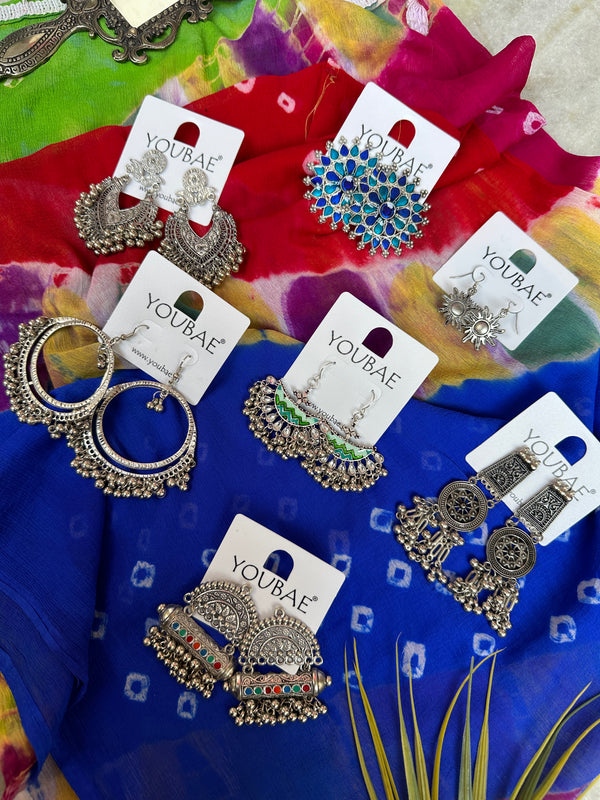 The Lucky 7 Collection (Combo of 7 Jhumkas)