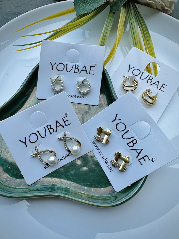 Luminous Combo (Combo of 4 Earrings)