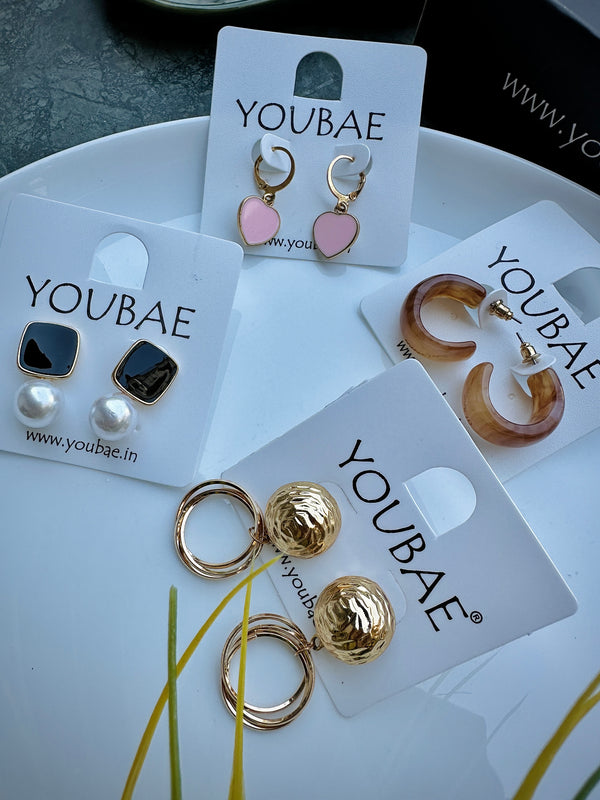 Quadra Chic (Combo of 4 Earrings)