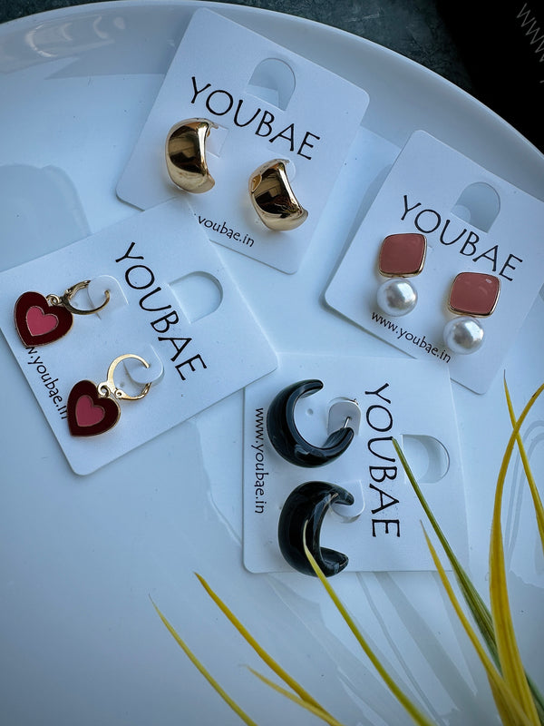 Gleam Quartet (Combo of 4 Earrings)