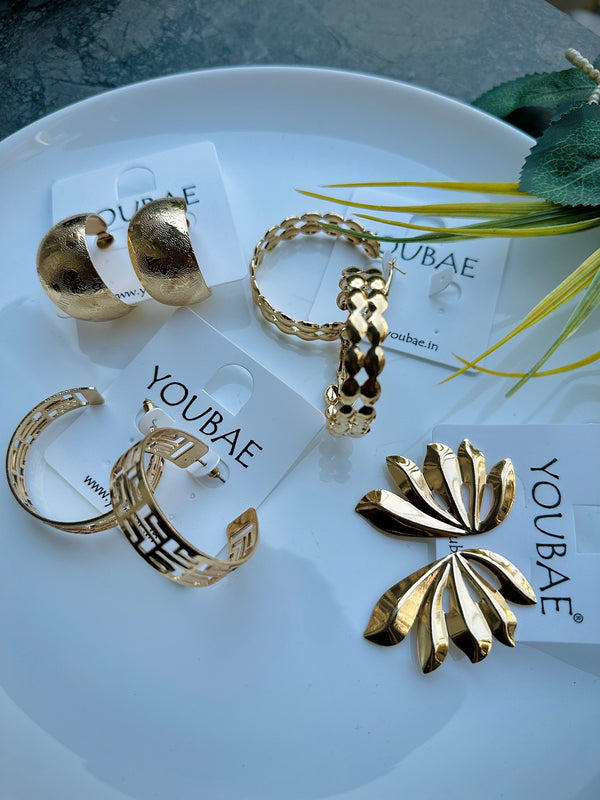Luxe Set of Four (Combo of 4 Earrings)